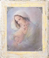 Quadro Casa Reale Maternità in Legno 181149 - 181149
